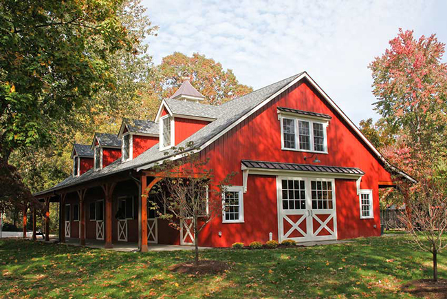 6 Beautiful Red Horse Barns Stable Style