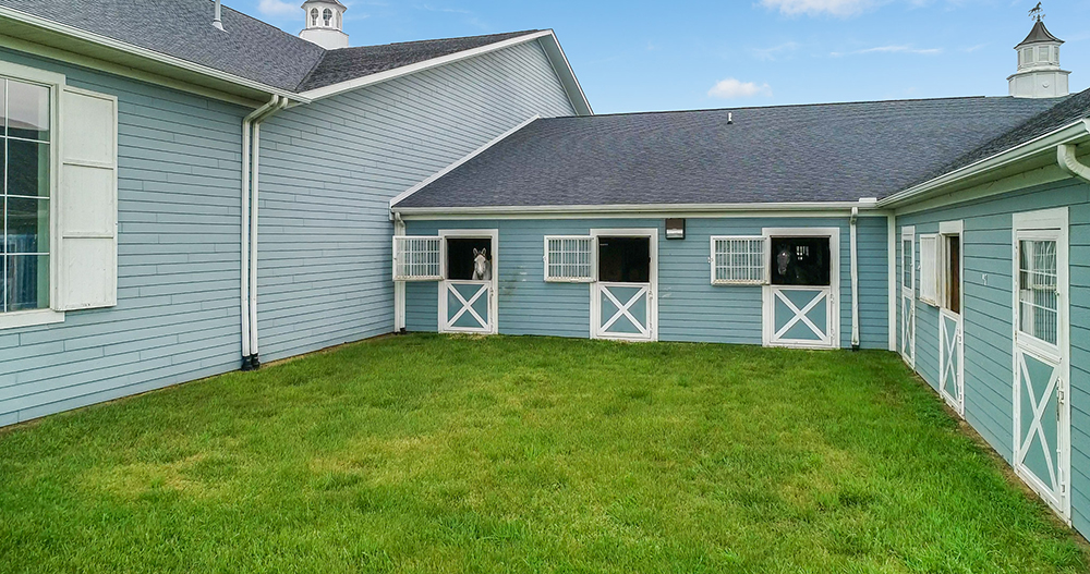 Beautiful Shades of Blue Around the Barn - STABLE STYLE