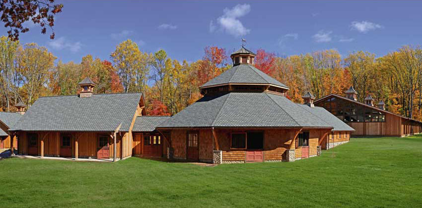 Tour A Beautiful Horse Property With A Round Barn Stable Style