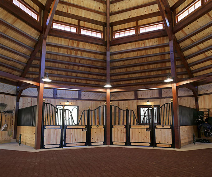 Tour A Beautiful Horse Property With A Round Barn Stable Style