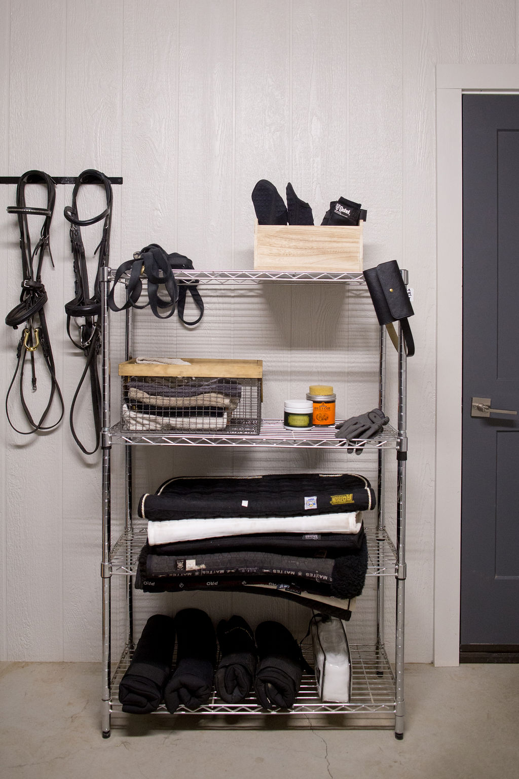 Tour a Modern & Tidy Tack Room in Utah - STABLE STYLE