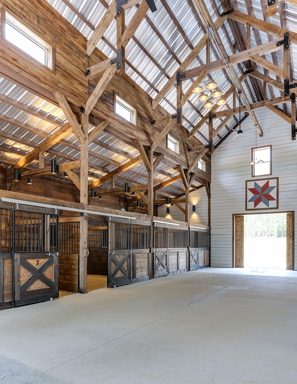 Tour A Stunning Blue Barn In North Carolina Stable Style