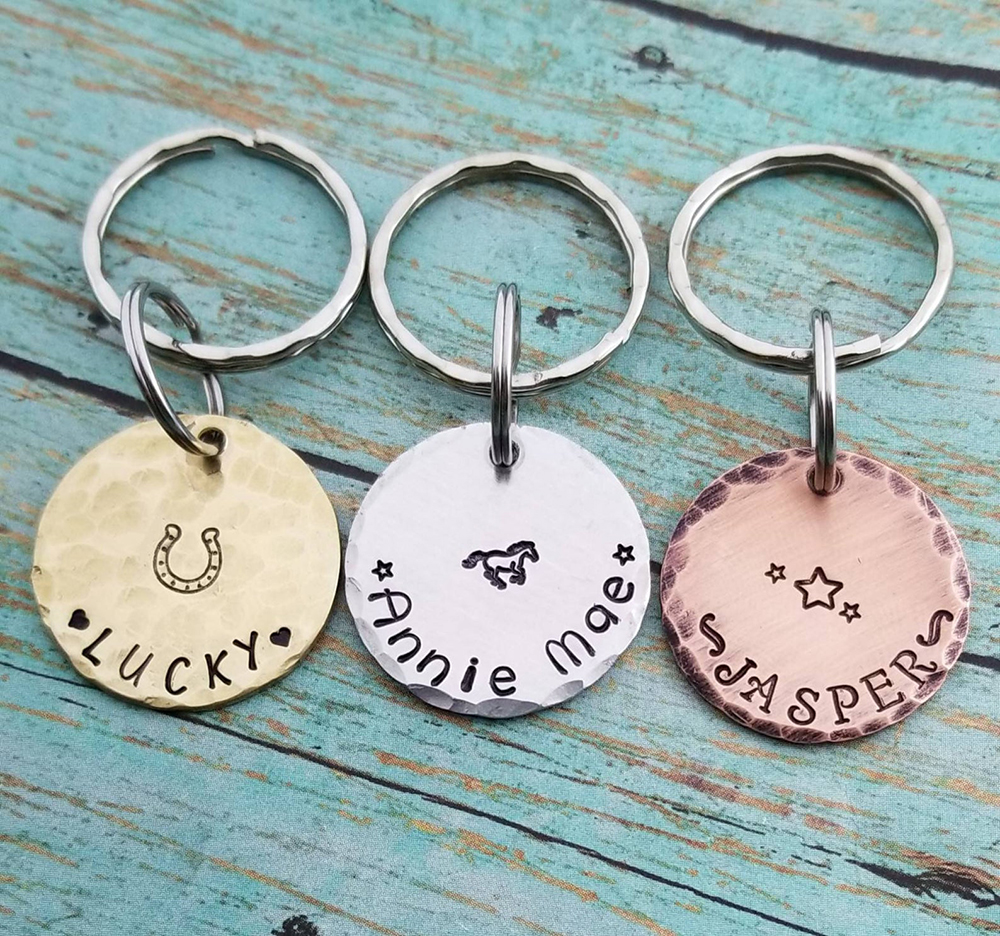 Personalized Bridle Tag Pet Keychain Bridle Charm Bridle Tag