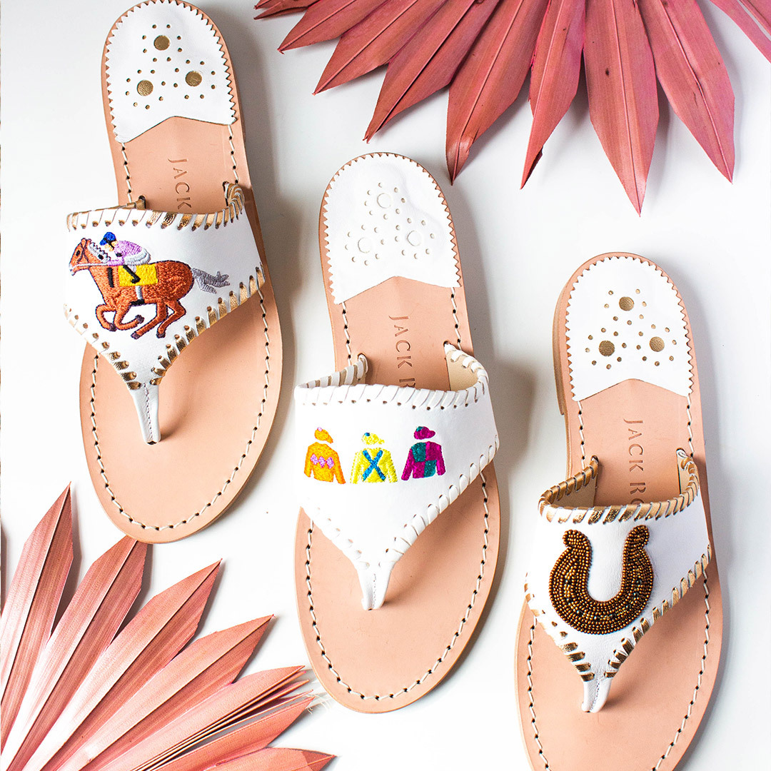 Kentucky Derby + Horse Racing Themed Sandals for Summer STABLE STYLE