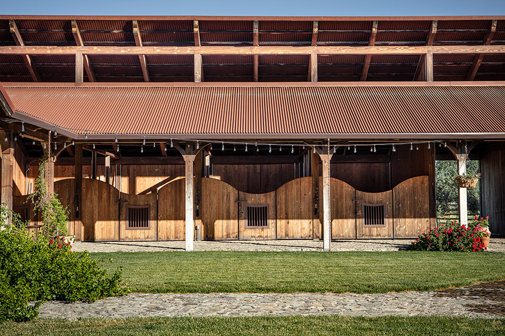 MOWING THE GRASS AND COMPLETING THE HORSE STABLE